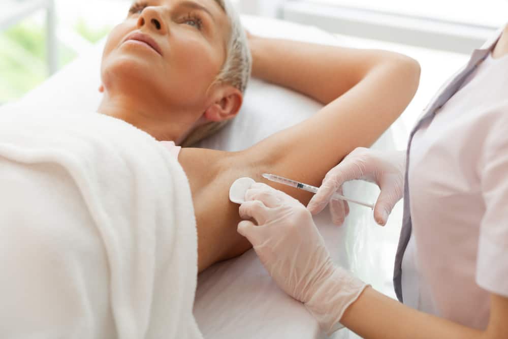 Anti-sweating injections